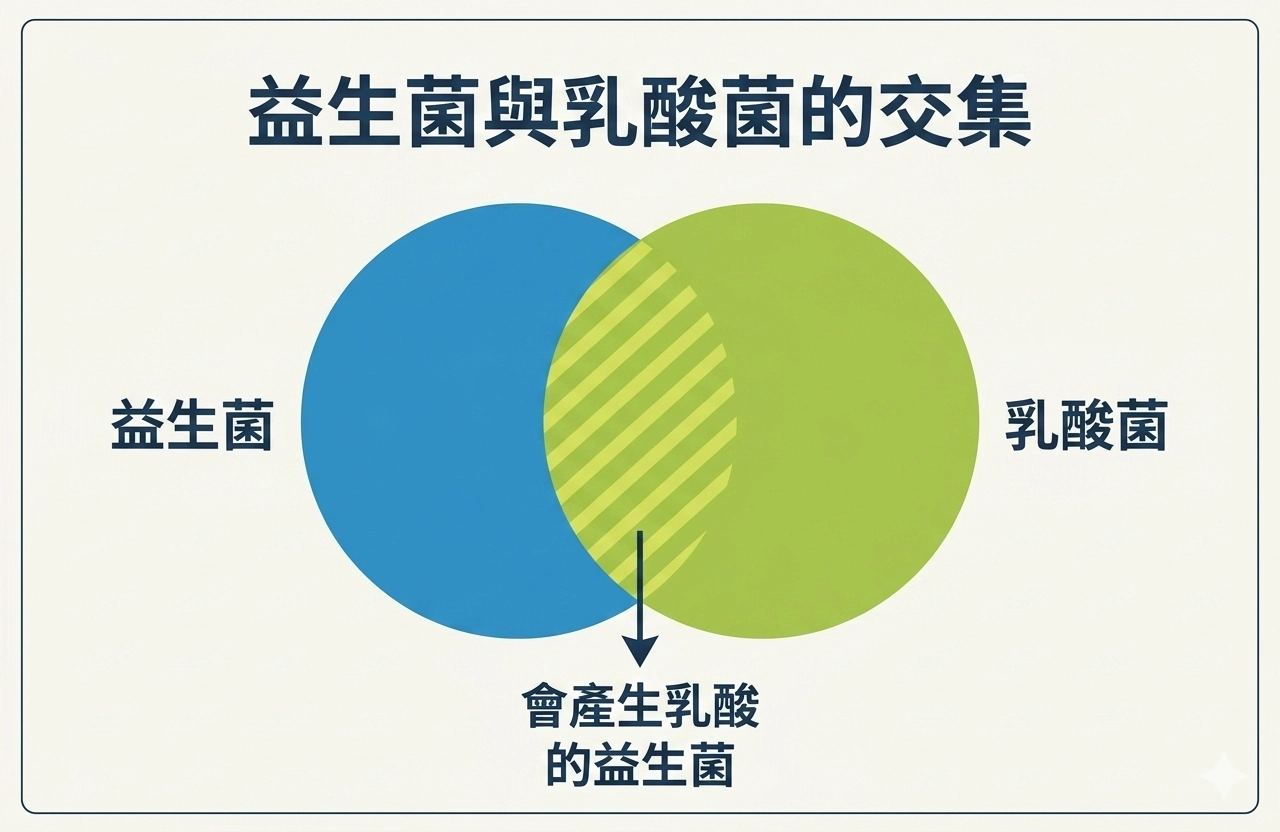 益生菌與乳酸菌的交集