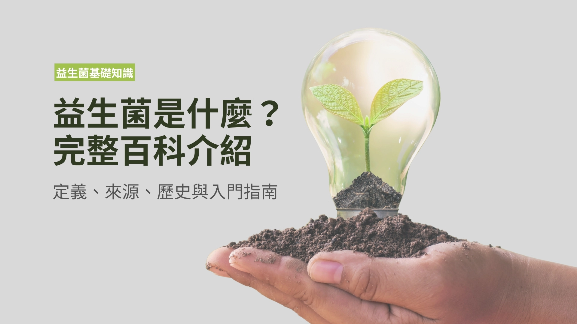益生菌是什麼？益生菌定義、歷史、完整入門介紹