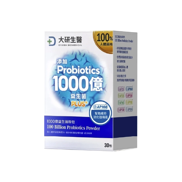 【大研生醫】1000億益生菌粉包PLUS+